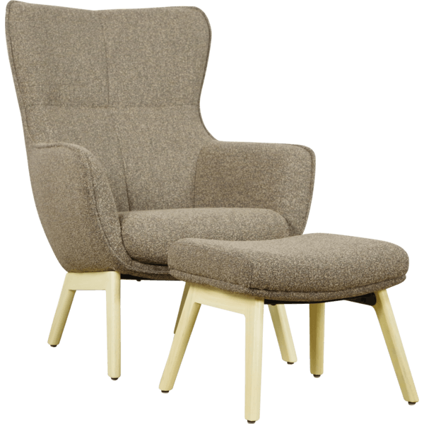 Fauteuil Flip + hocker