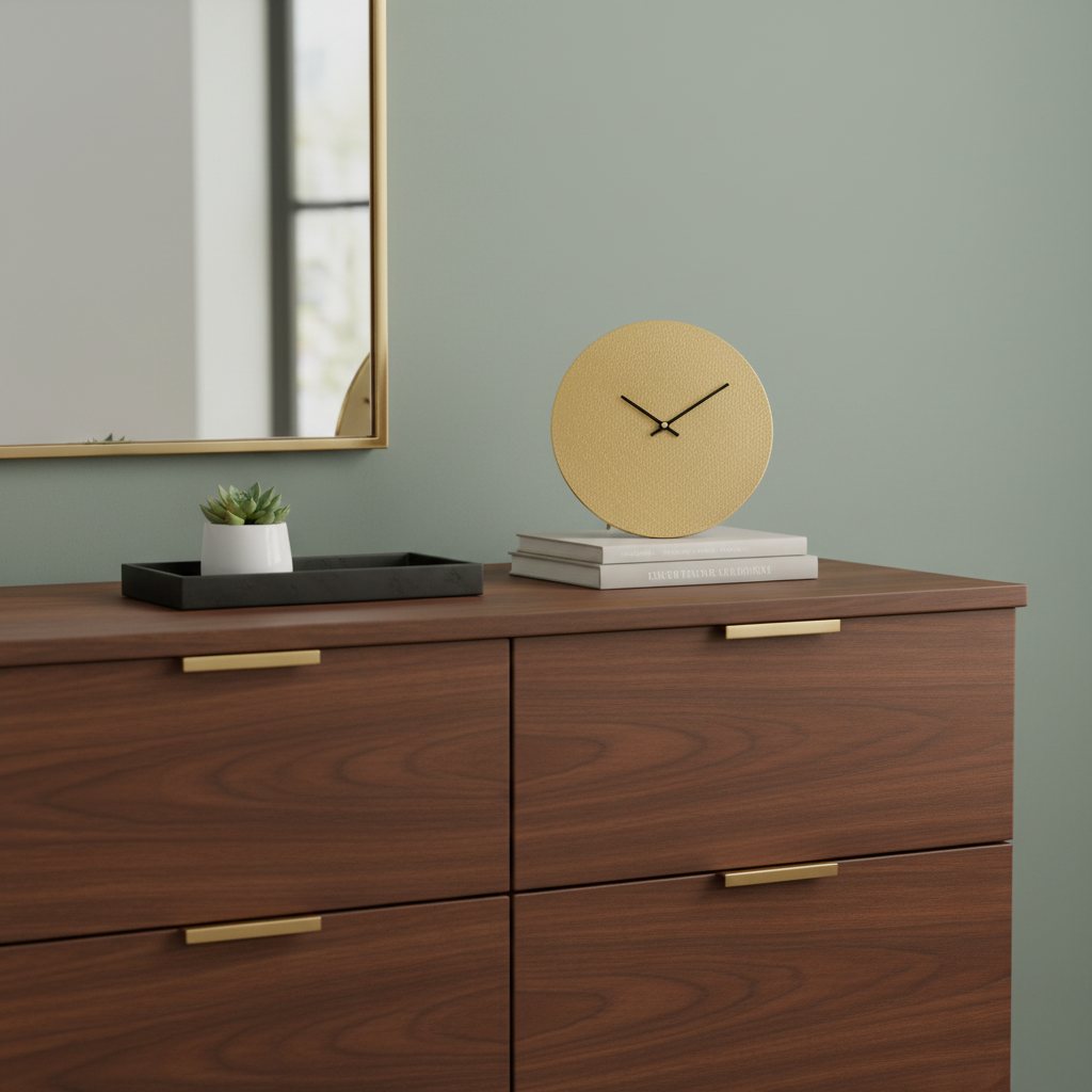 Tafelklok goud groot